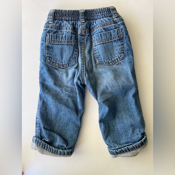 3 items: 2 fleece-lined jeans + jacket - Picture 3 of 10